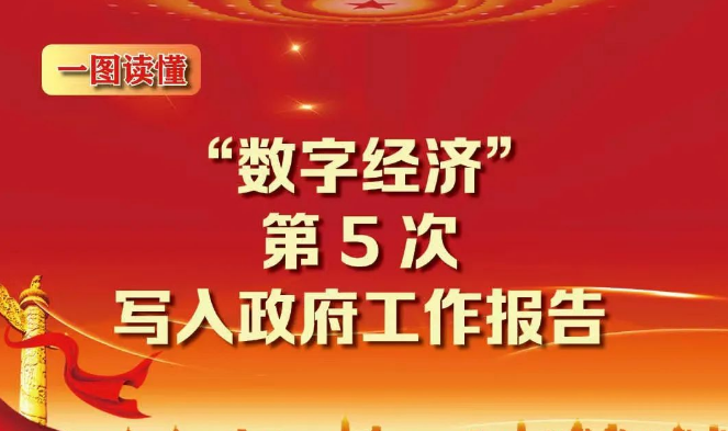 一图读懂 “数字经济”第5次写入政府工作报告